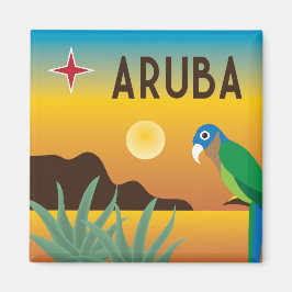 Aruba kolorent Karibiska ön Magnet
