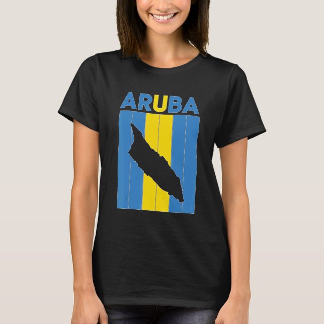 Aruba Land Gräns T Shirt (Framsida)