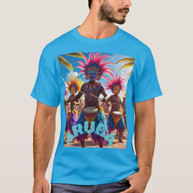 Aruba lyser upp t shirt (Framsida)