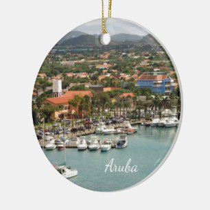 Aruba Marina Julgransprydnad Keramik