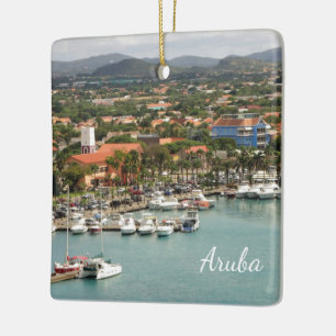 Aruba Marina Julgransprydnad Keramik