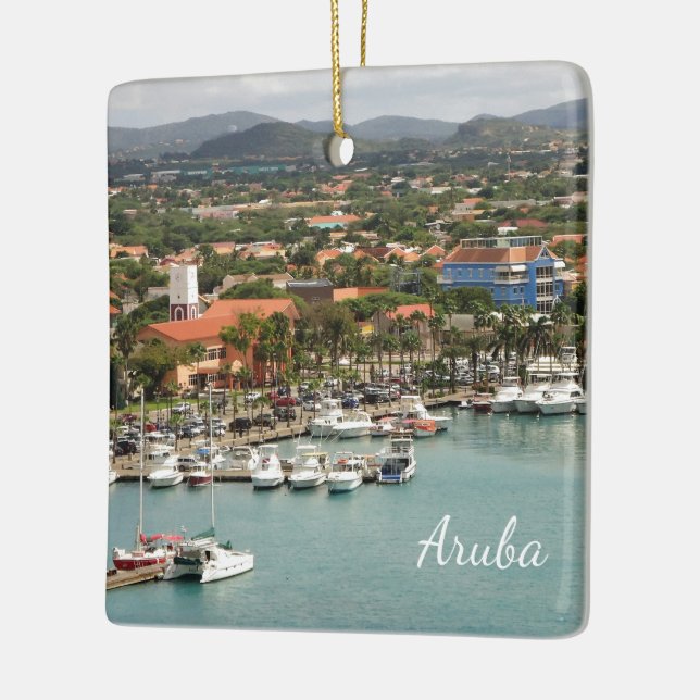 Aruba Marina Julgransprydnad Keramik (Vänster)