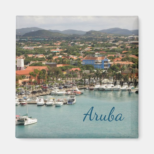 Aruba Marina Magnet (Framsidan)