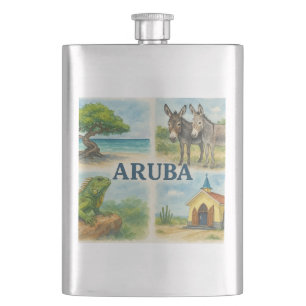 Aruba multivy akvarell fickplunta