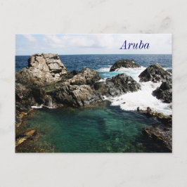 Aruba, naturligt bassäng vykort