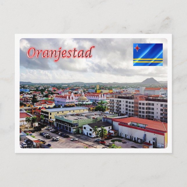 Aruba - Oranjestad - Vykort (Framsida)