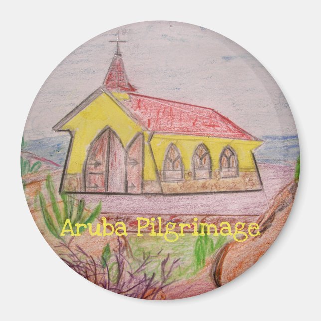 Aruba Pilgrimage Magnet (Framsidan)