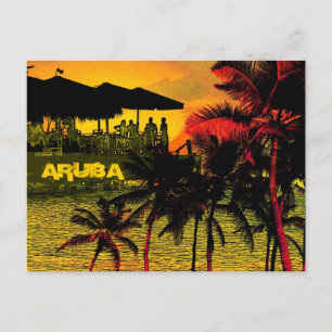 Aruba - plommon, solceller och hav vykort