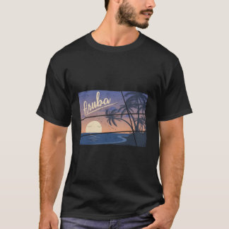 Aruba Product Aruba Souvenir Gift Sunset Beach T Shirt