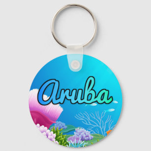 Aruba reef nyckelring