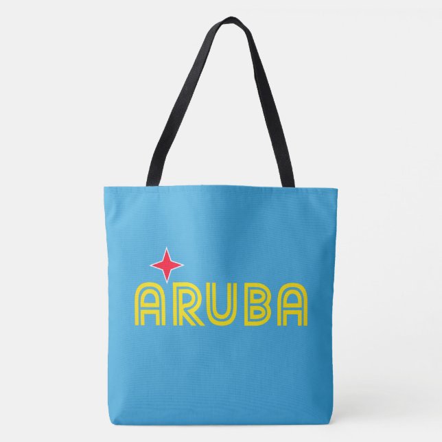 Aruba Retro Tygkasse (Framsida)