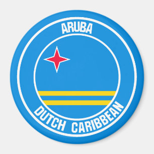 Aruba rundaEmblem Magnet