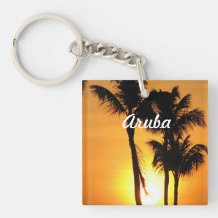 Aruba solnedgång