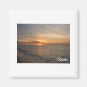 Aruba solnedgång 2 magnet