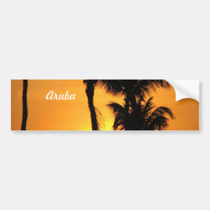 Aruba solnedgång bildekal