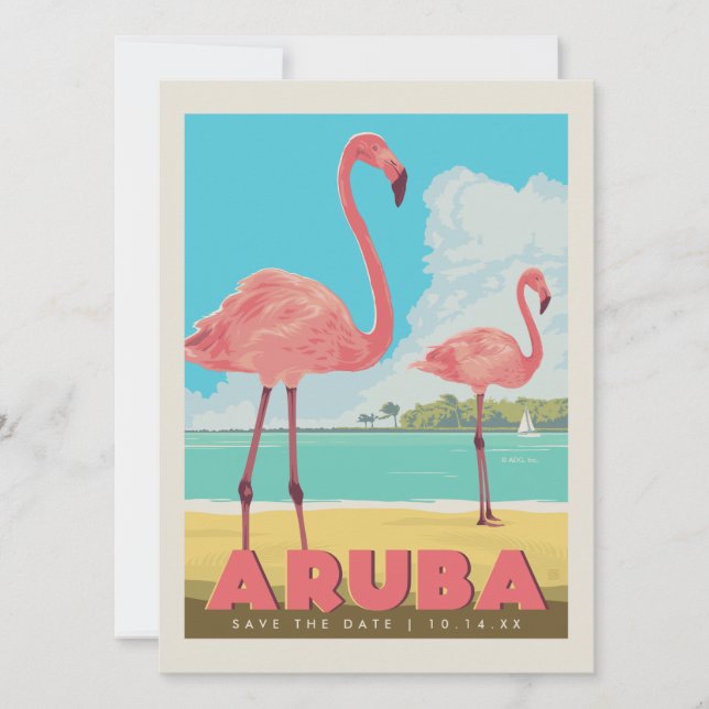 Aruba | Spara datumet (Framsida)