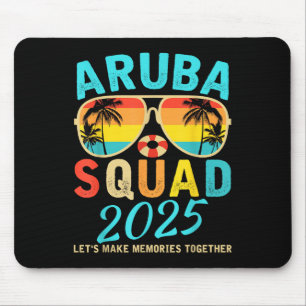 Aruba Squad 2025 Semester Vänner Familj Matchande Musmatta