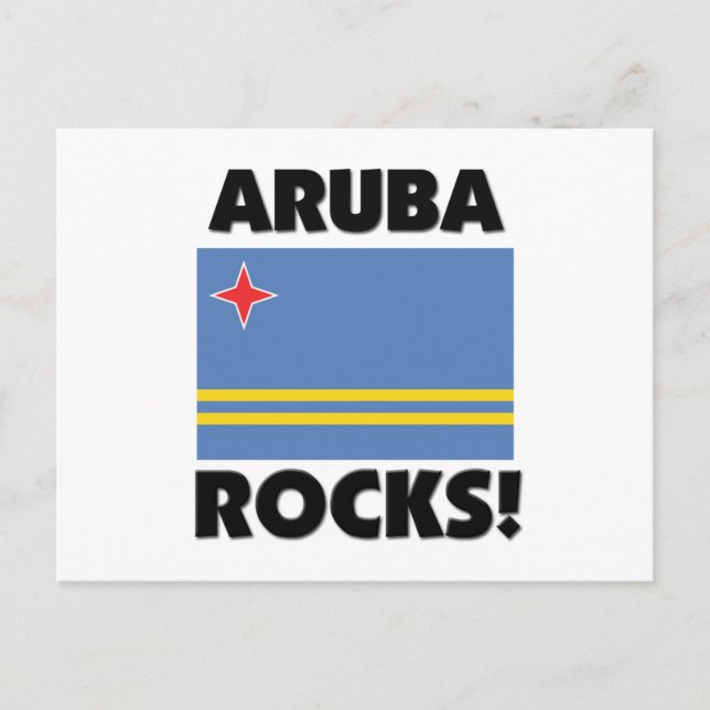 Aruba Sten Vykort (Framsida)