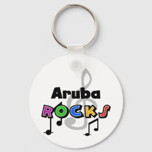 Aruba stenar nyckelring