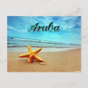 Aruba stjärnfisk vykort