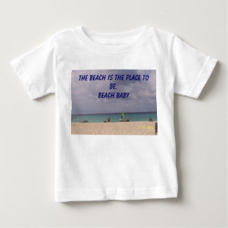 aruba stranden är stället som är. Strandbaby T-shirt