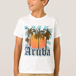 Aruba strandsolnedgång tee