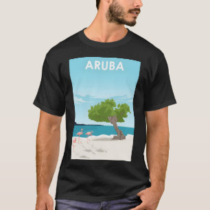 Aruba Travel Poster T Shirt