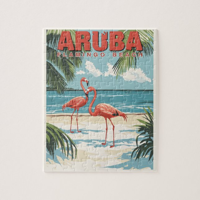 Aruba - Tropical Paradise Travel Pussel (Vertikal)