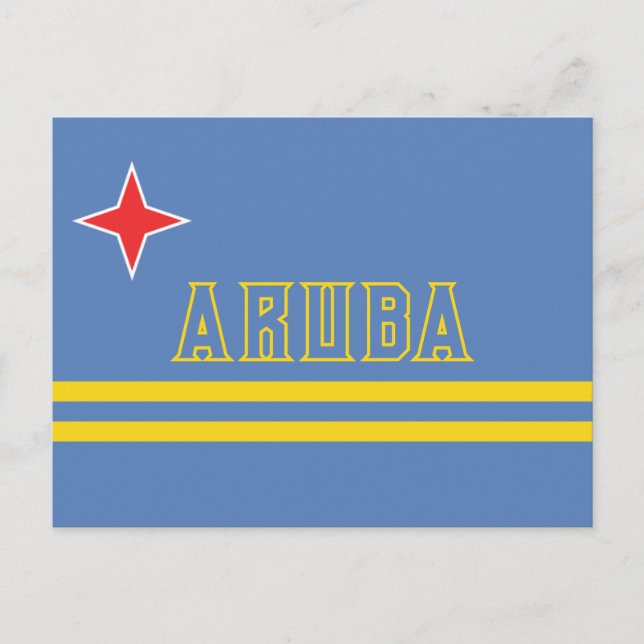 Aruba vykort (Framsida)