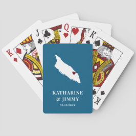 Aruba Wedding Favor Deck of Cards, Karta Casinokort