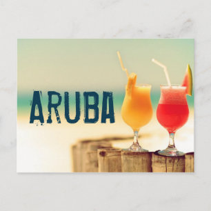 Arubacocktails Vykort