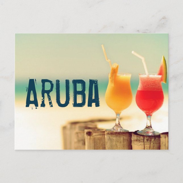 Arubacocktails Vykort (Framsida)