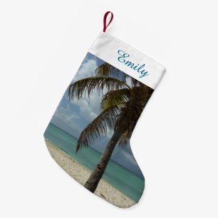 Aruban Beach I Vacker natur Scene Liten Julstrumpa