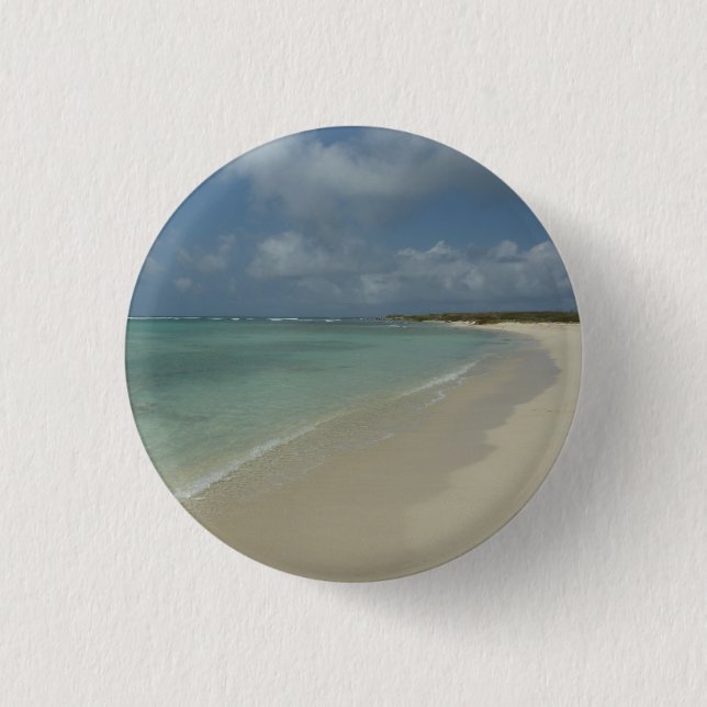 Aruban Beach II Vacker naturvård Knapp (Framsida)