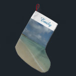 Aruban Beach II Vacker naturvård Liten Julstrumpa<br><div class="desc">Ibland vill man bara komma till något varmt och tropiskt, och det här bild sammanfattar erfarenheten. Den tropiska scenen visar den vita sandstranden i Aruba med kokokosnöt handflatan träd. Kolla in vår butik om du vill ha fler lugnande strandfoton. Det här bild är också tapet som "Aruban Beach I" i...</div>