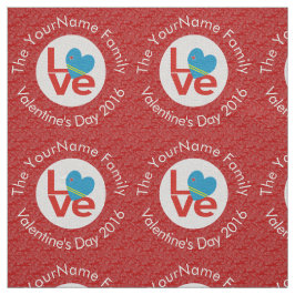 Aruban Flagga Heart Red Kärlek Tyg