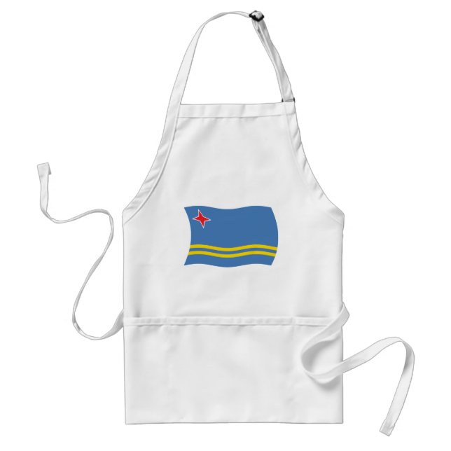 Arubas flagga Förkläde (Framsidan)