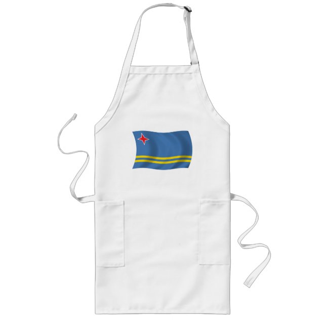 Arubas flagga förkläde (Framsidan)
