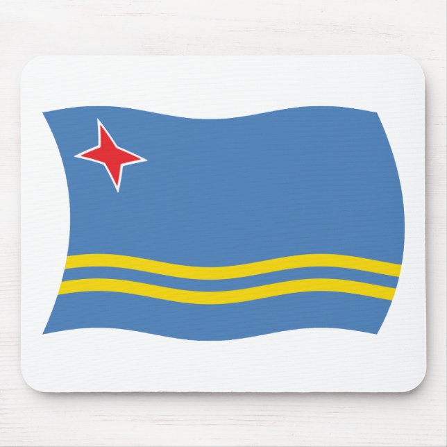 Arubas flagga Musmatta (Framsidan)