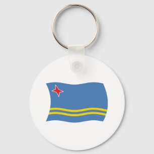 Arubas flagga nyckelring