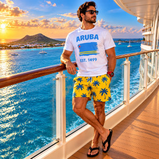 Arubas flagga t shirt