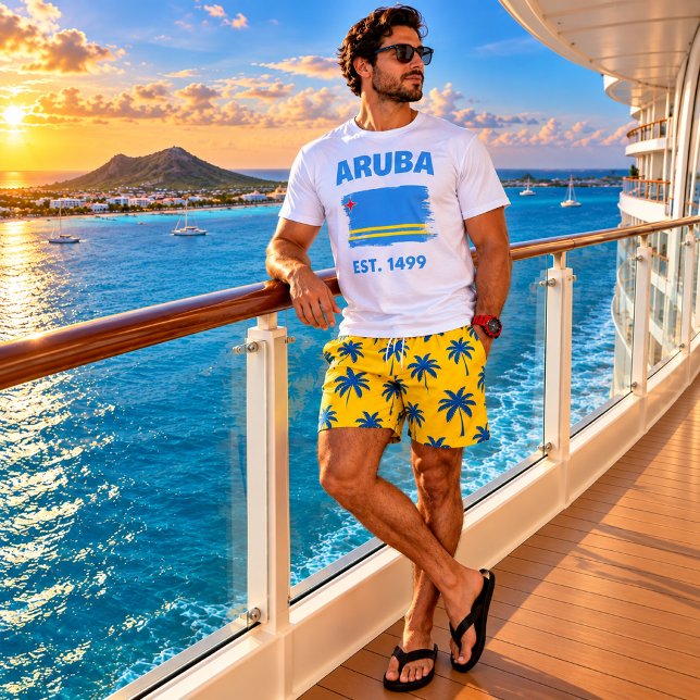 Arubas flagga t shirt (Skapare uppladdad)