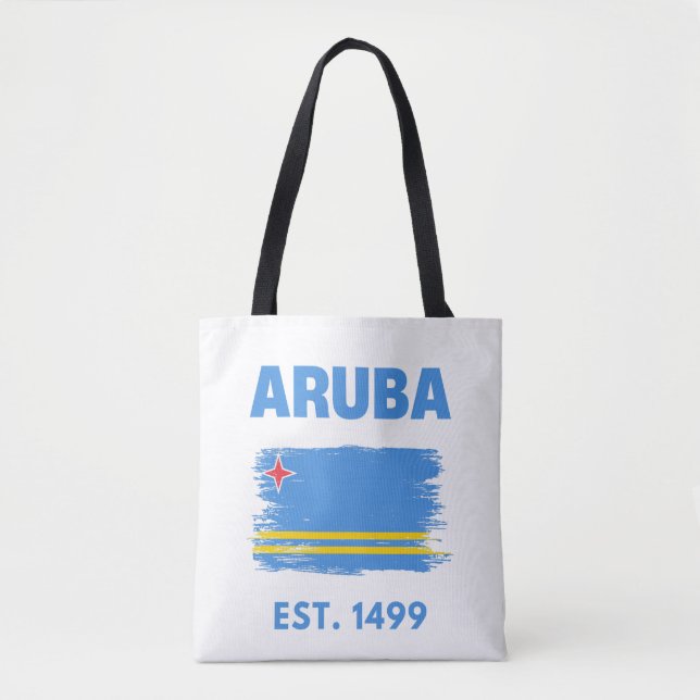 Arubas flagga tygkasse (Framsida)