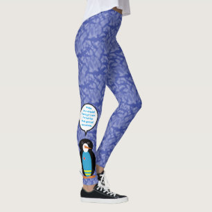 Arubas flaggdag Ms. Penguin talande Leggings
