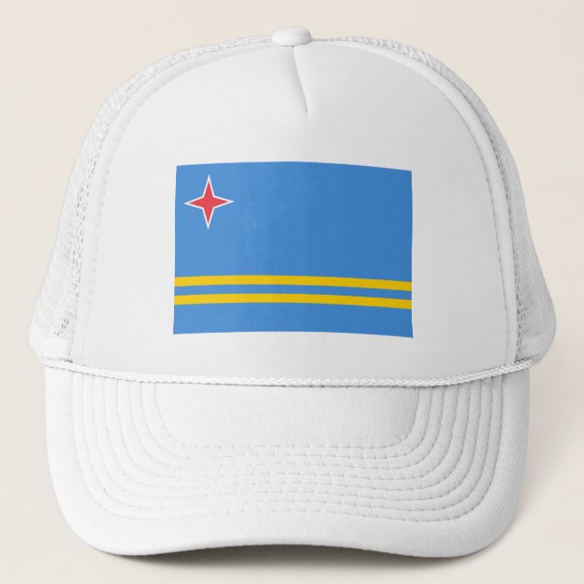 Arubas patriotiska flagga keps (Framsida)