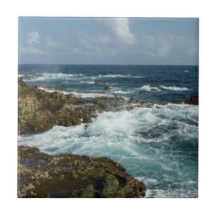 Arubas Rocky Kusten och Blue Ocean Kakelplatta