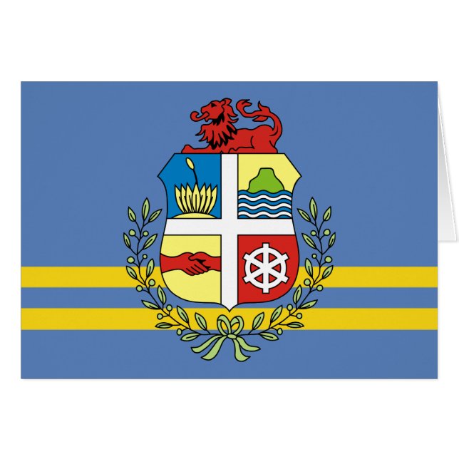 arubemblem hälsningskort (Framsidan Horizontal)