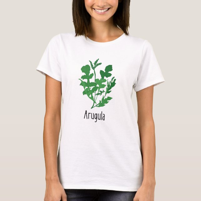 Arugula Spices-Örter T Shirt (Framsida)