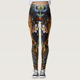 "Arumáya" Jaguars Bloom - Kvinnor i Amazonas Leggings