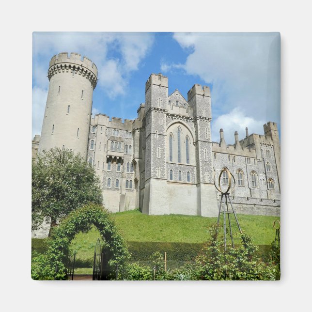 Arundel Castle in Spring Time, Väster Sussex Magnet (Framsidan)